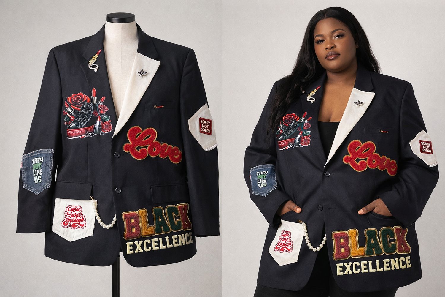 One-of-One Wearable Art Blazer