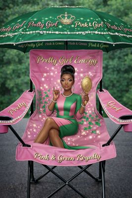 Custom Sorority-Inspired Lawn Chair Sets(Personalized Name &amp; Year)