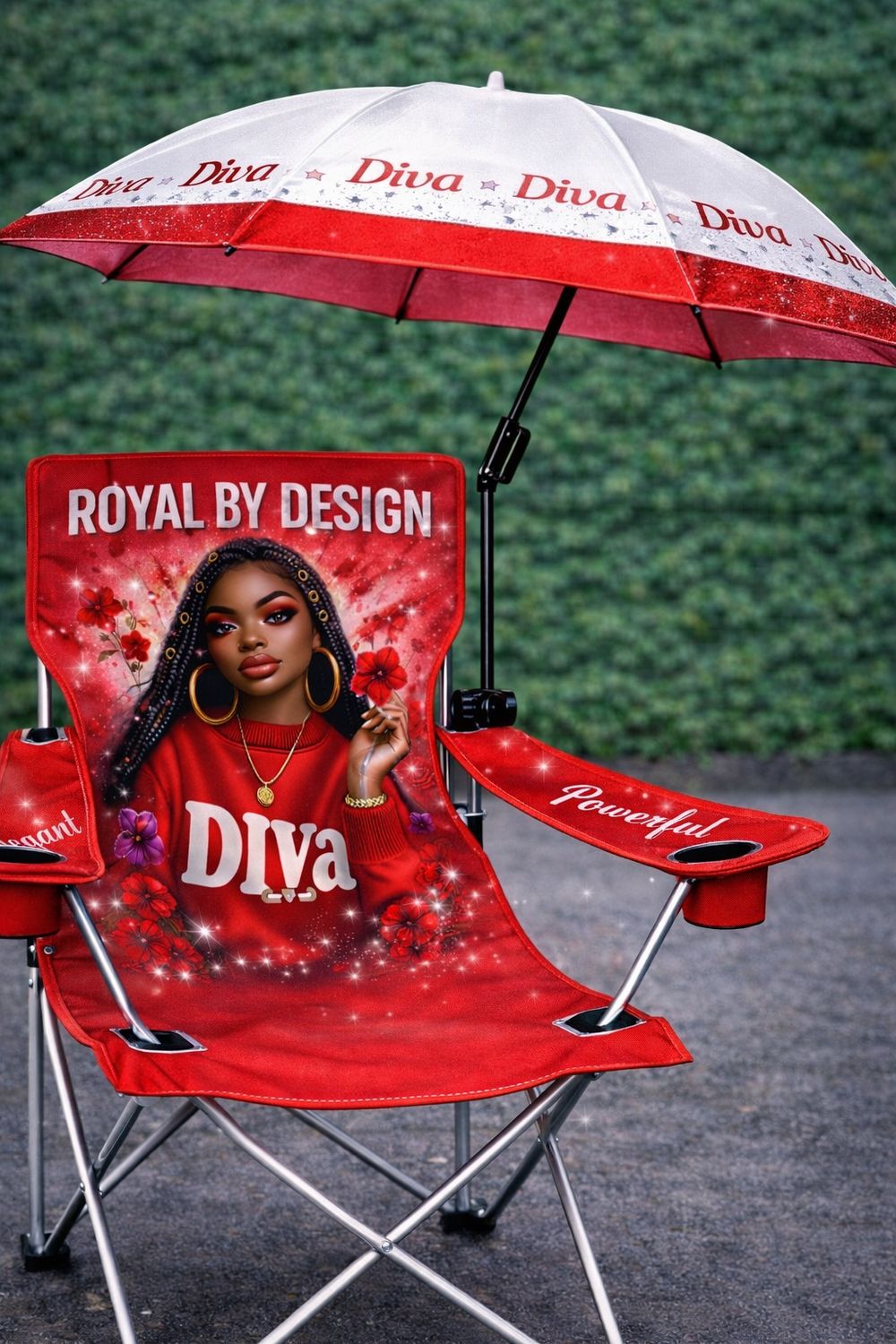 Custom Sorority-Inspired Lawn Chair Sets(Personalized Name &amp; Year)