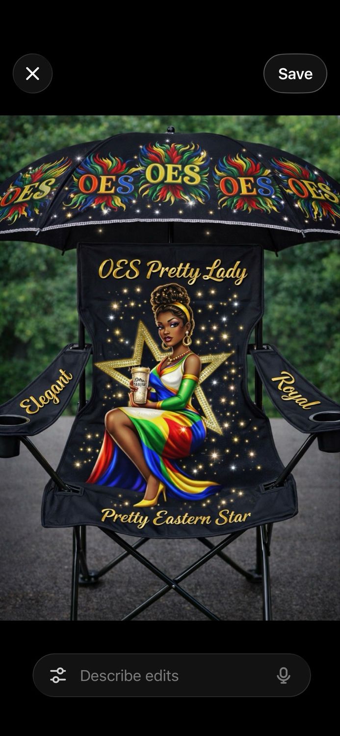 OES Pretty Lady Luxury Chair Set (Chair + Umbrella