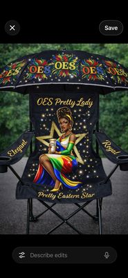 OES Pretty Lady Luxury Chair Set (Chair + Umbrella