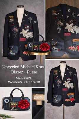 God Got Me Queen Energy Custom Michael Kors 2 Piece Set