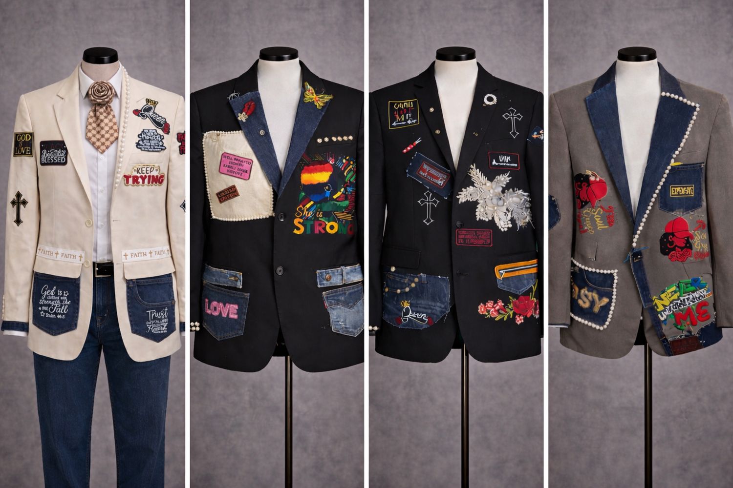 Upcycled Statement Jackets by Cynt Kreations