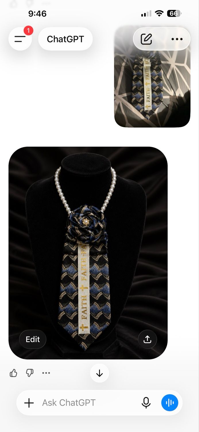 Cynt Kreations Wearable Art Tie Necklace Collection