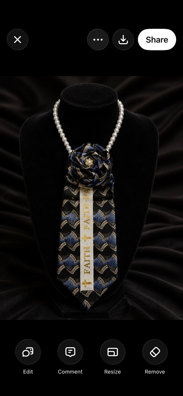 Cynt Kreations Wearable Art Tie Necklace Collection