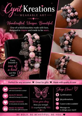 Cynt Kreations Wearable Art Stack Bracelets