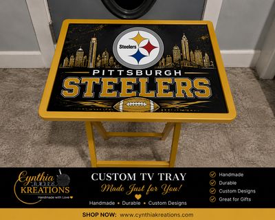 Custom Football TV Tray