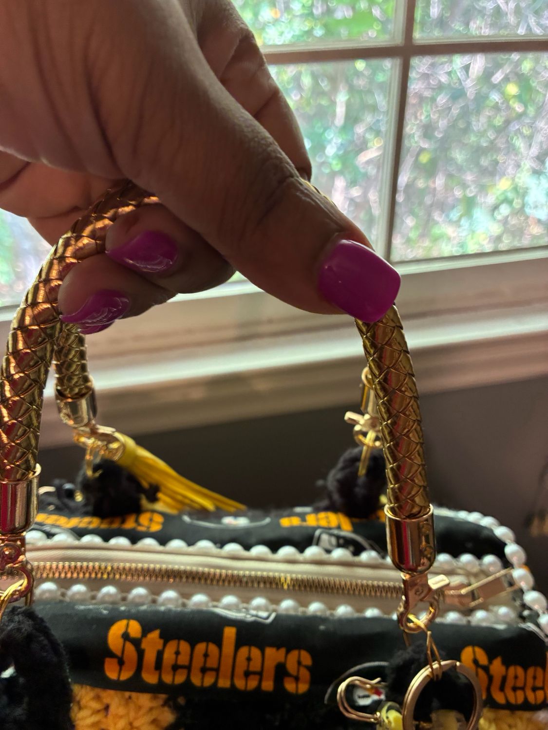 Custom Game Day Crochet Barrel Bag – Choose Your Team