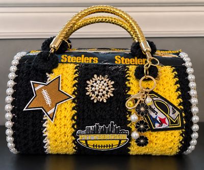 Custom Game Day Crochet Barrel Bag – Choose Your Team
