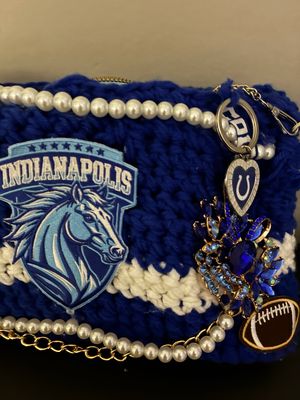 Game Day Bling Crochet Shoulder Bag r