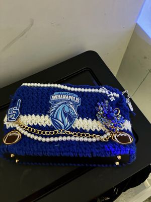 Game Day Bling Crochet Shoulder Bag r