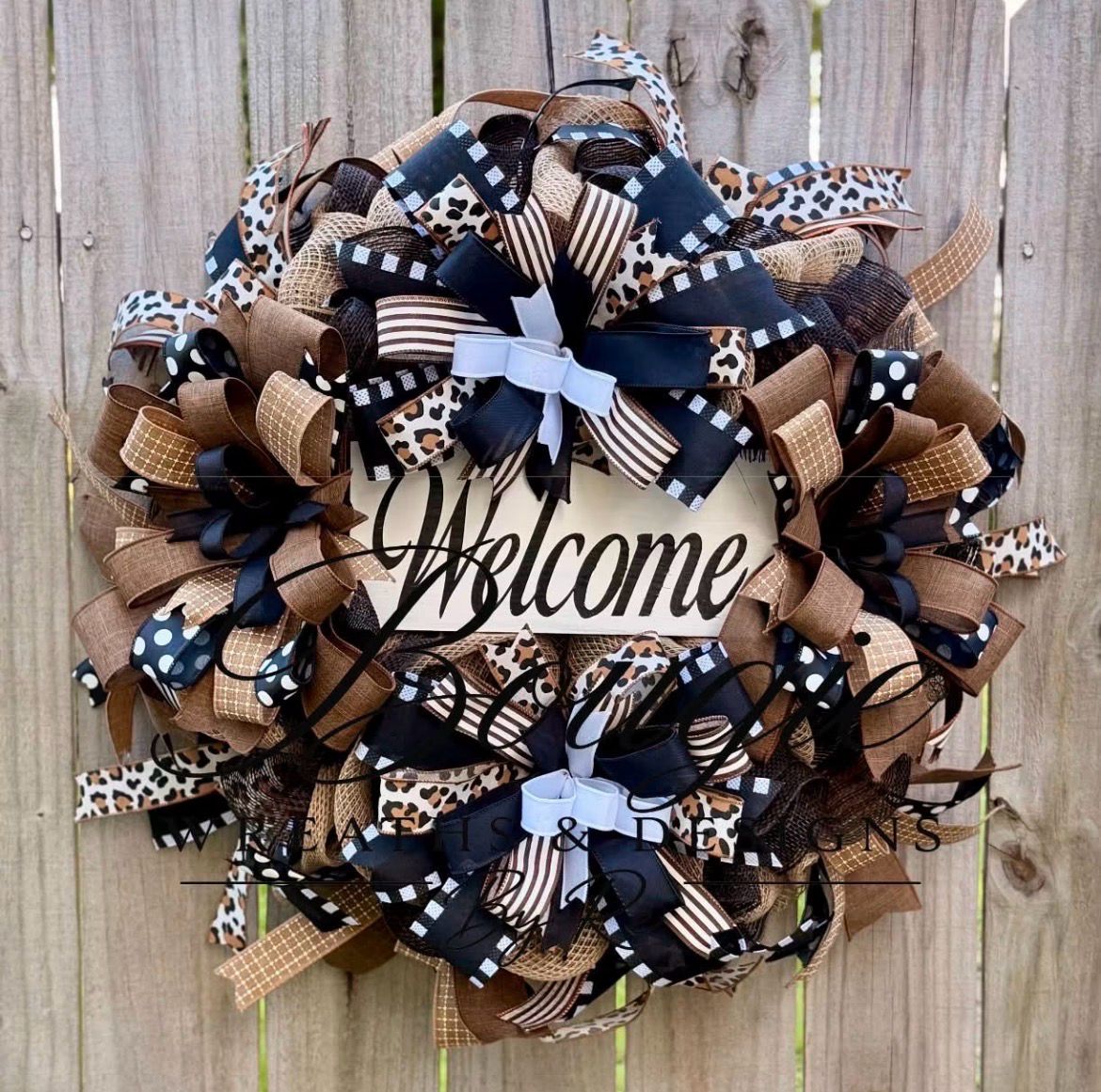 Custom Ribbon Wreaths