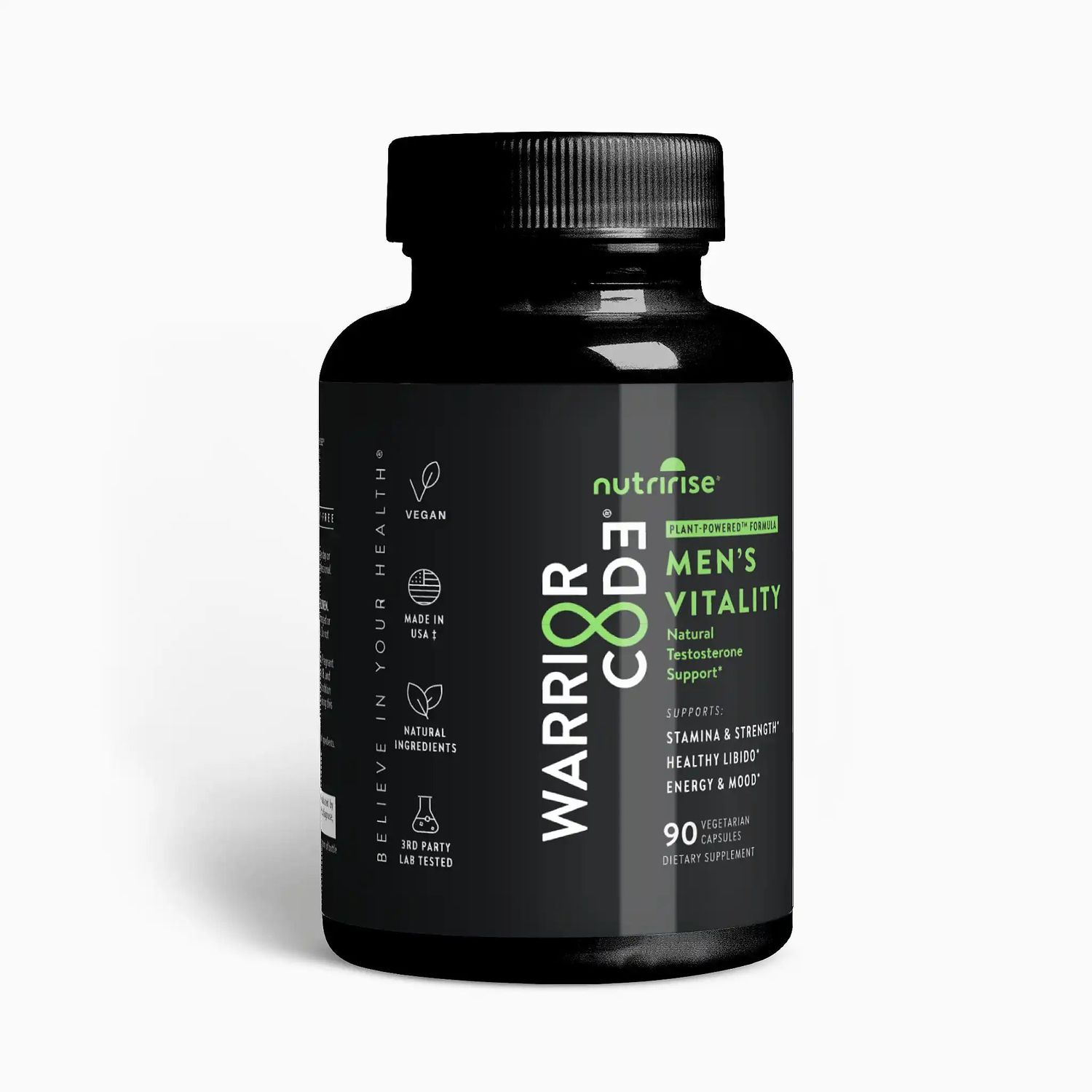 Warrior Code Men's Vitality- Natural Performance Boost