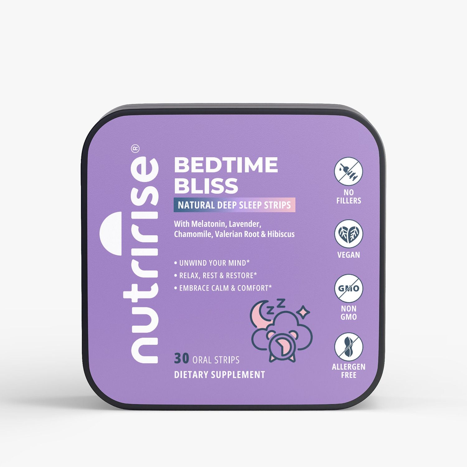 Bedtime Bliss™ Natural Deep Sleep Strips – Fast-Acting, All-Natural Sleep Support