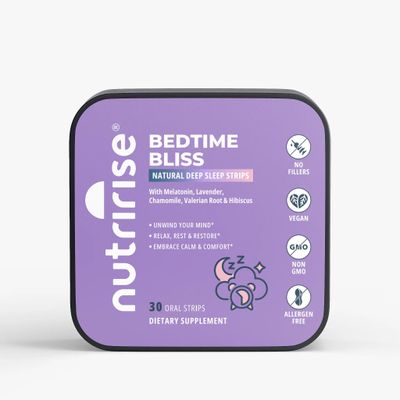 Bedtime Bliss™ Natural Deep Sleep Strips – Fast-Acting, All-Natural Sleep Support