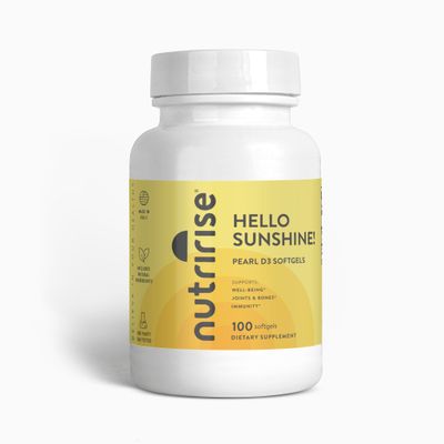 NutriRise D3 Softgels | 2000 IU Vitamin D3 | Immune, Bone &amp; Mood Support