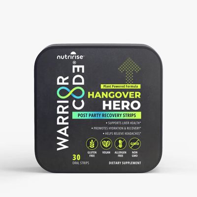Warrior Code Hangover Hero Post Party Recovery Strips