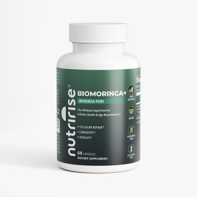 NutriRise BioMoringa+ | Cellular Repair &amp; Longevity | Pure Moringa Oleifera