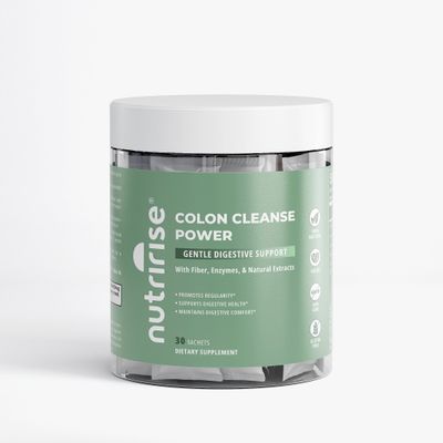 Colon Cleanse Power: Gentle Digestive Support With Fiber, Enzymes &amp; Natural Extracts