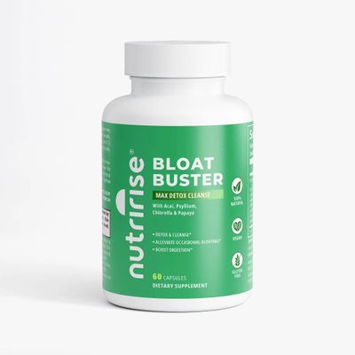 Bloat Buster Max Detox Cleanse With Acai, Psyllium, Chlorella &amp; Papaya