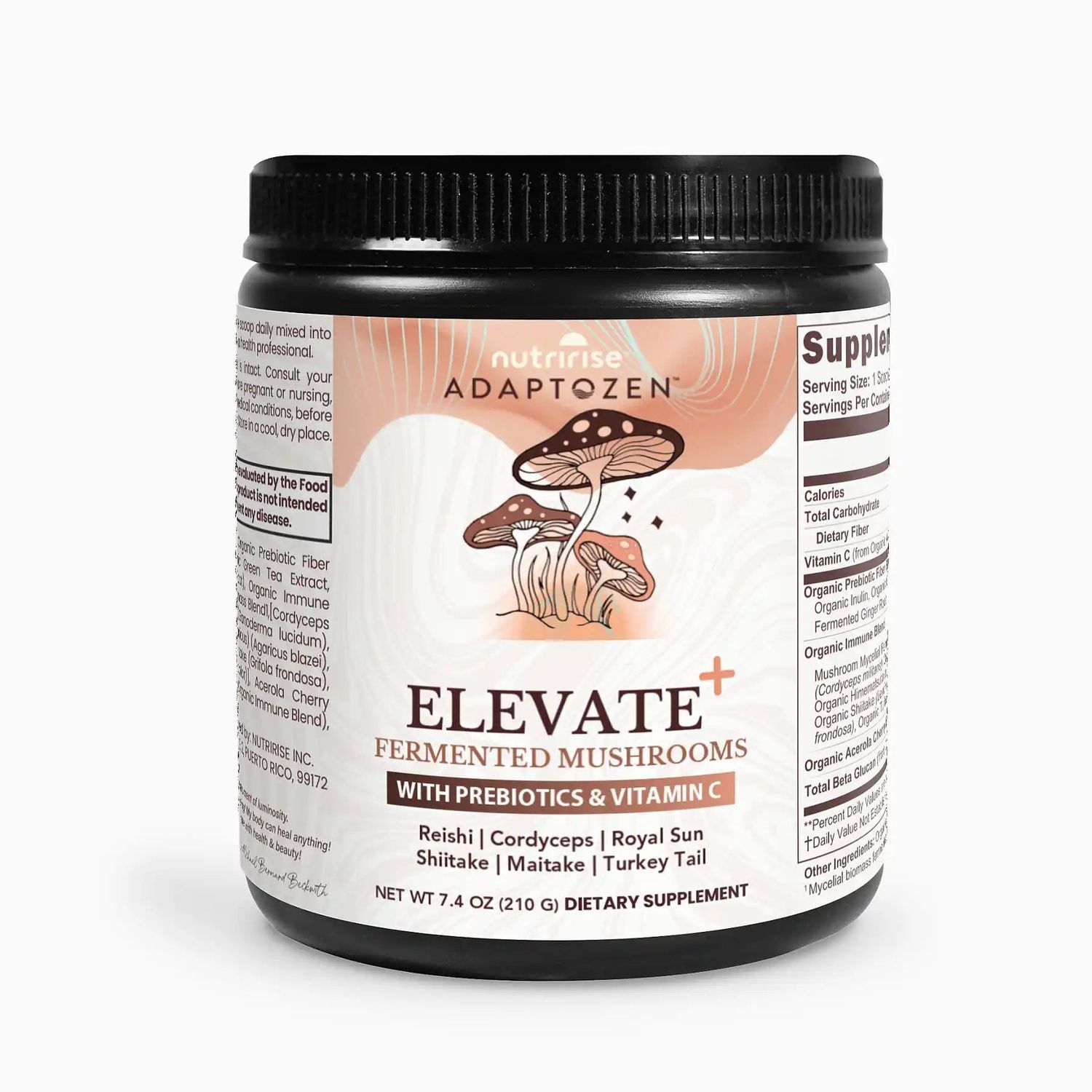 ELEVATE+: Fermented Mushrooms Powder