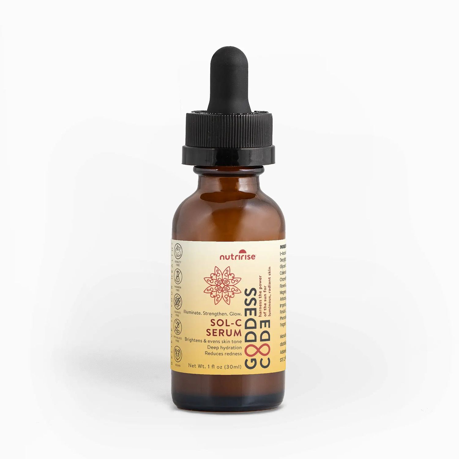 Goddess Code SOL-C Serum | Brightening Vitamin C &amp; Ferulic Acid