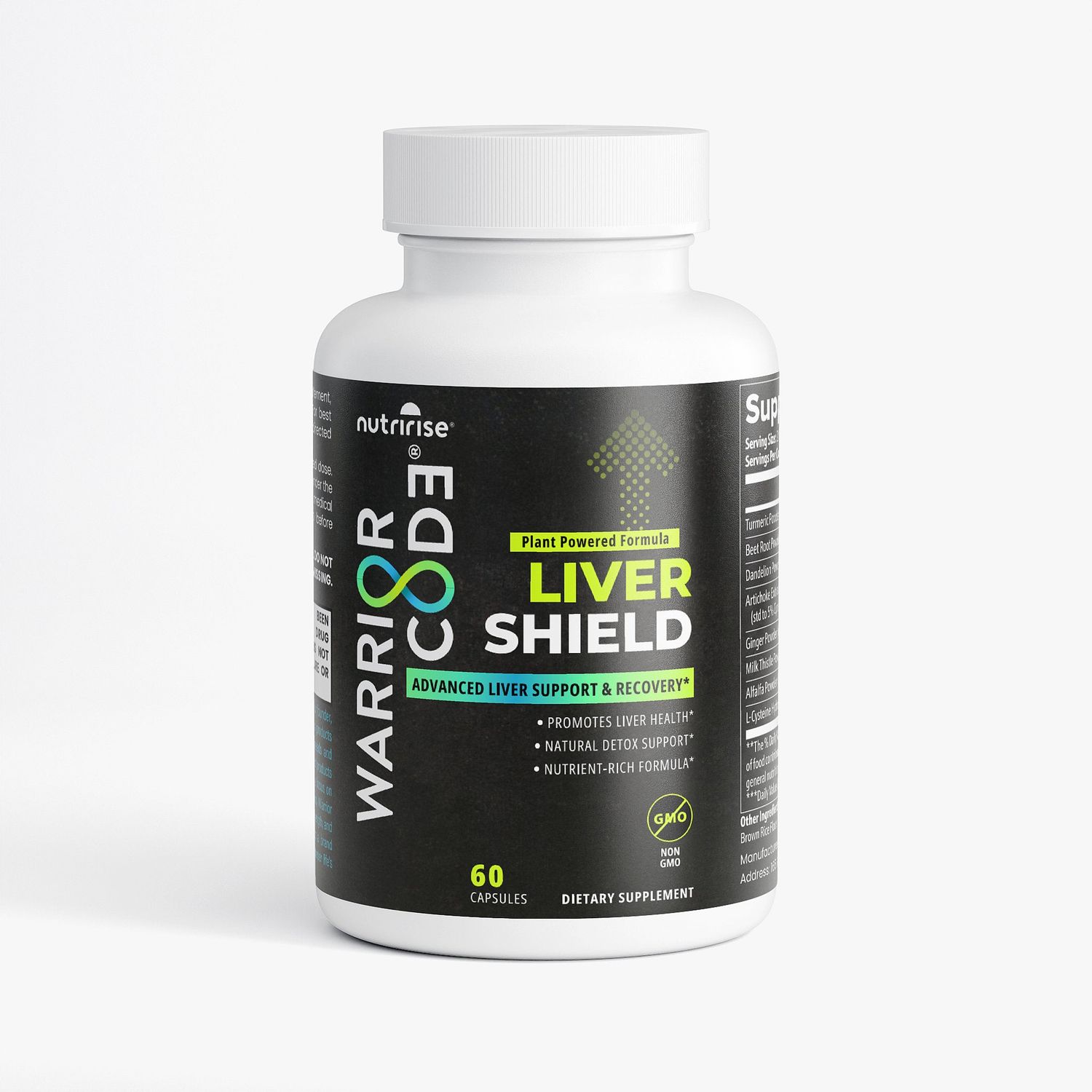 Warrior Code Liver Shield | Advanced Liver Support &amp; Detoxification