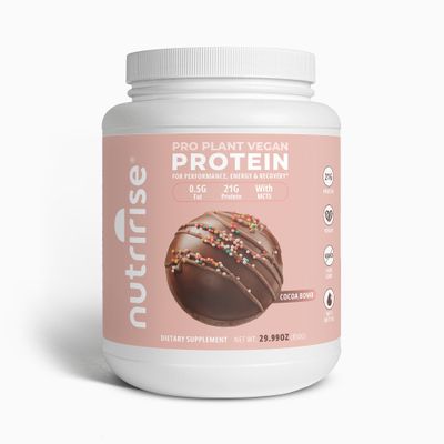 NutriRise Pro Plant Vegan Protein Powder (Cocoa Bomb)