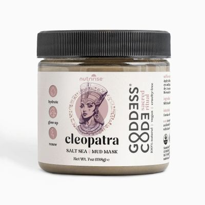 Goddess Code Cleopatra Salt Sea Mud Mask - Hydrate, Glow, Renew 7oz