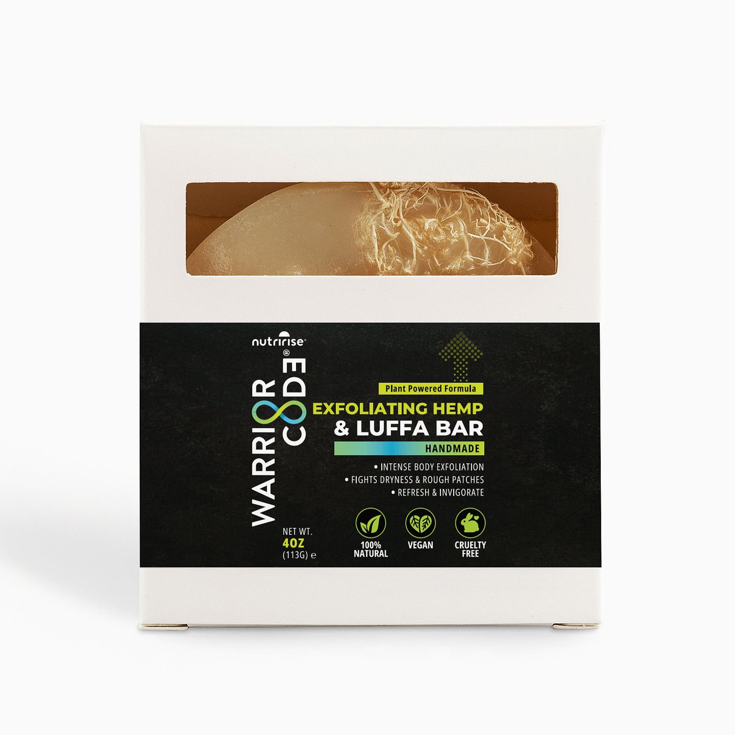 Warrior Code Luffa Soap – Exfoliating Body Bar