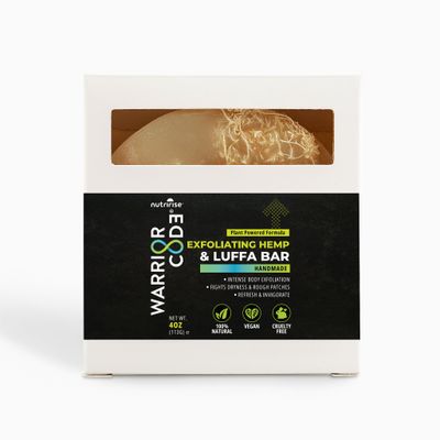 Warrior Code Luffa Soap – Exfoliating Body Bar