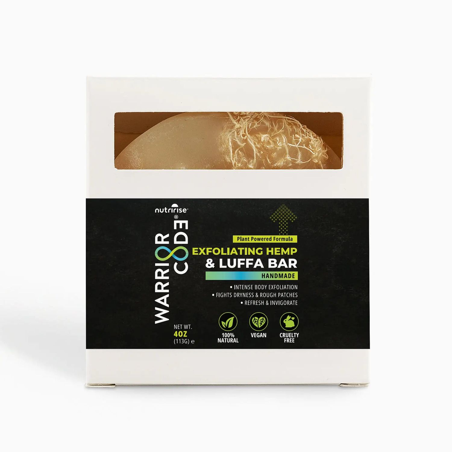 Warrior Code Luffa Soap – Exfoliating Body Bar
