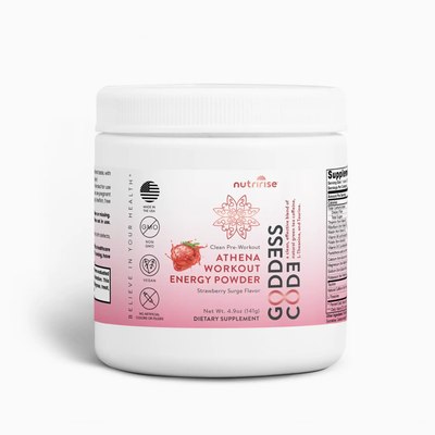 Goddess Code Athena Workout Energy Powder - Clean Energy &amp; Hydration - Women Workout Energy Mix