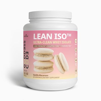 GODDESS CODE LEAN ISO™-Vanilla Macaroon | Lean Strength-Sculpted Tone-Feminine Fuel