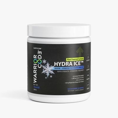 Warrior Code HYDRA ICE™ – Creatine + Hydration Performance Booster (Blue Ice Flavor)