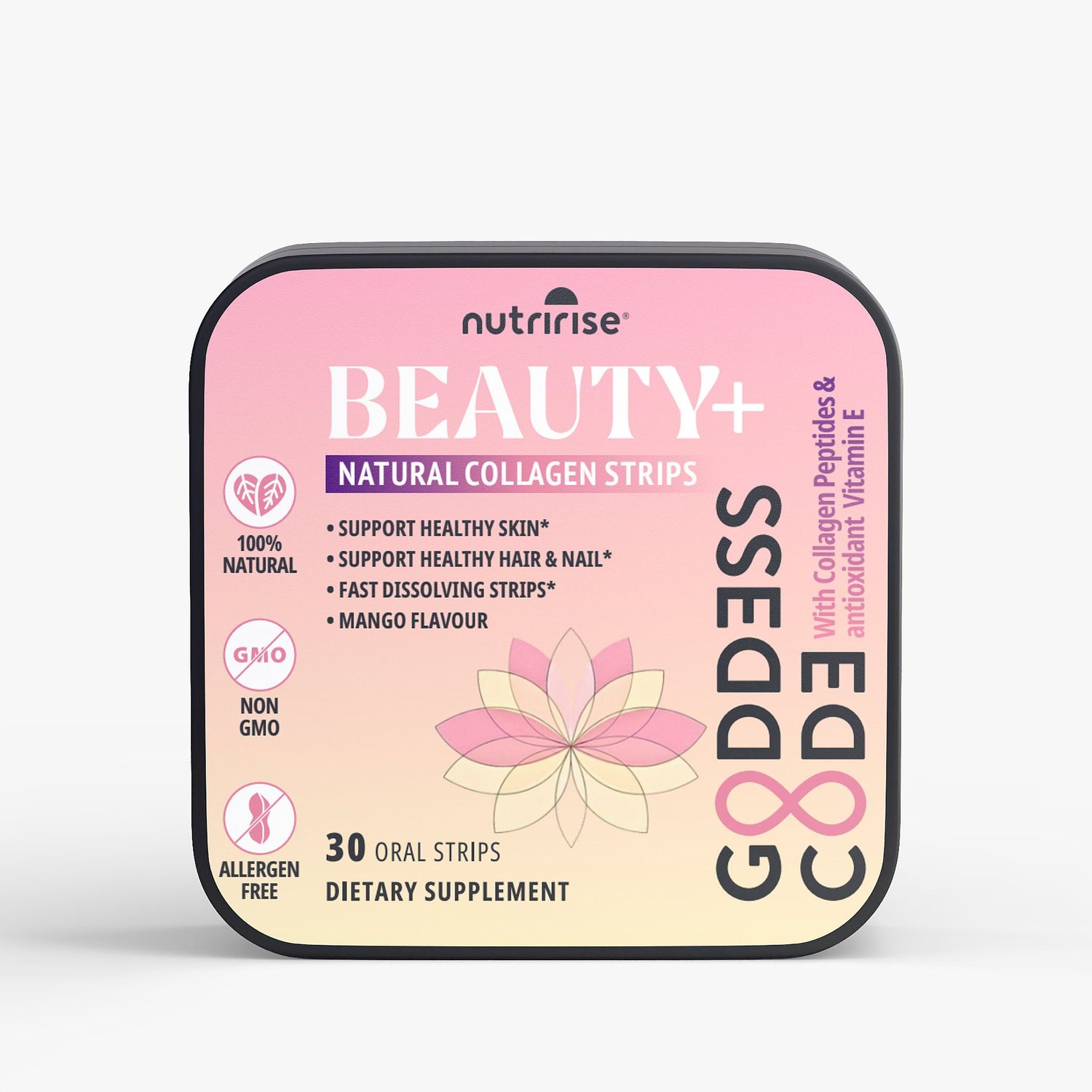Goddess Code Beauty + Collagen Strips | Supports Overall Skin Wellness &amp; Daily Vitality*.