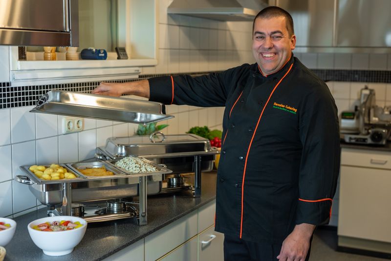 Gerechten warm koud buffet Hercules