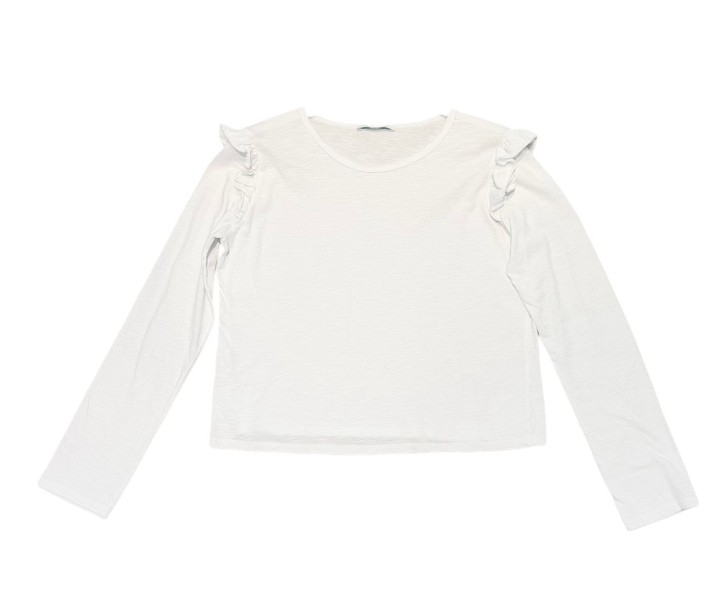CAMISETA VOLANTITO MANGA