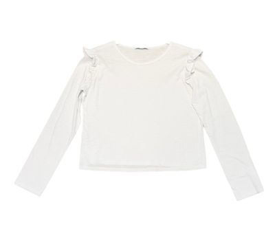 CAMISETA VOLANTITO MANGA