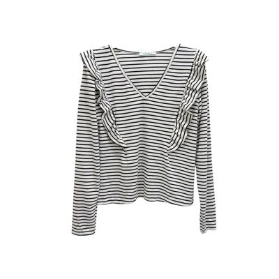 CAMISETA RAYAS VOLANTE
