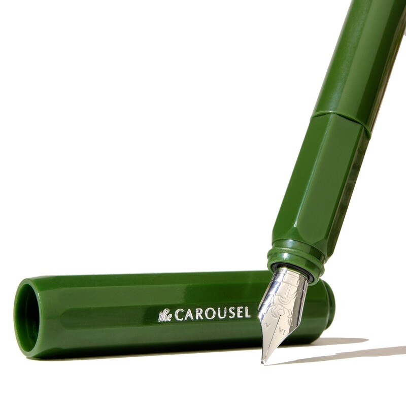 The Carousel Fountain Pen - Brilliant Beanstalk - Ferris Wheel Press