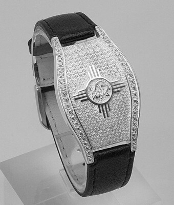 TS 4 -Armband Silber mit Steine - Damen/Herren mit Chip 4.2