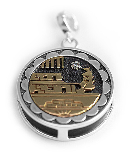 Muhatan Anhänger Silber/Gold (mit Chip 4.2)