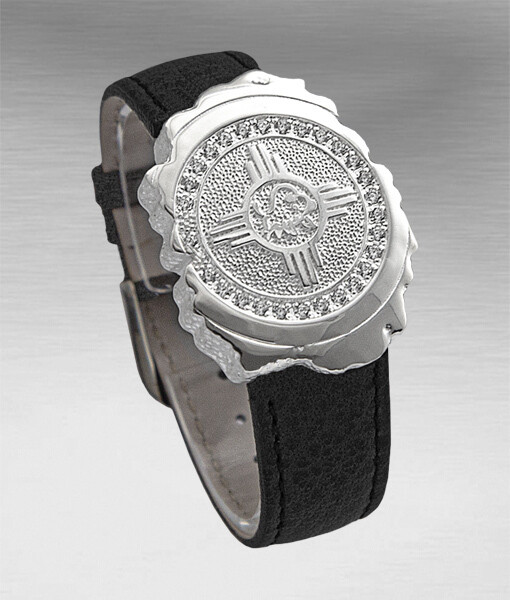 TS CL Silberarmband mit Chip 4.2 mit Steinen, hell/dunkel Damen/Herren