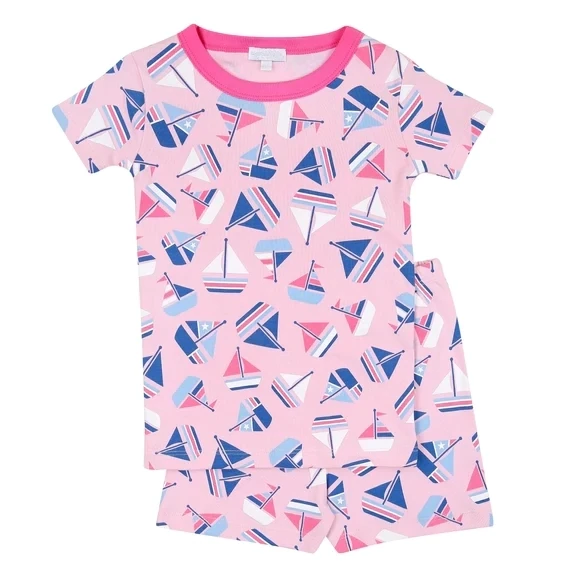 SET SAIL PINK SHORT PAJAMA