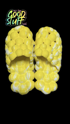 Yellow and White Bubble Slides