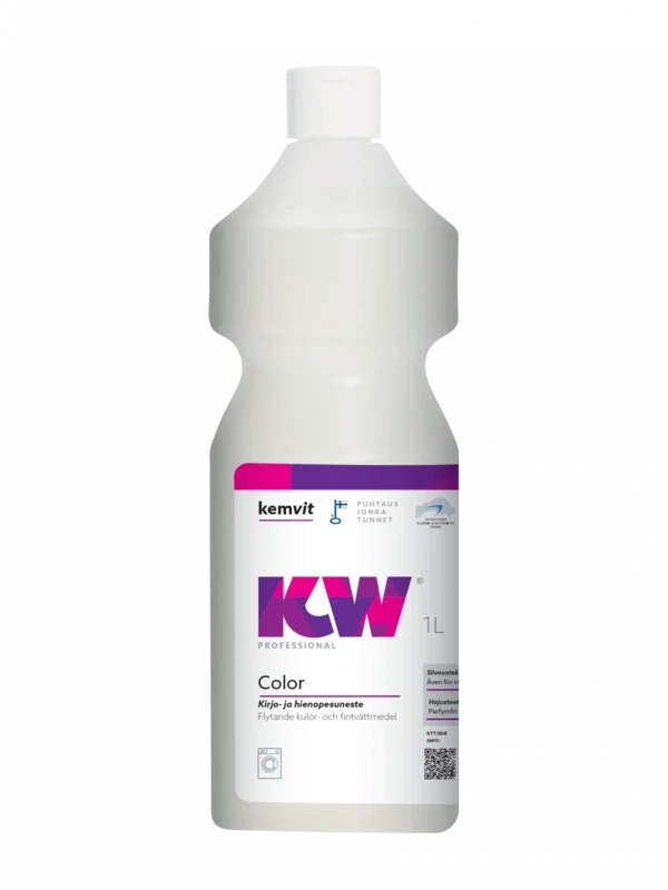 KW COLOR Kirjo- ja hienopesuneste 1L