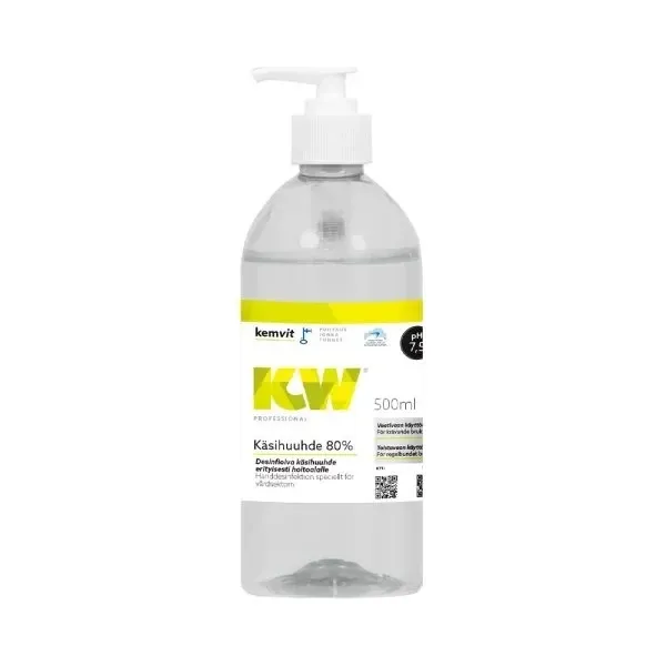 KW Käsihuuhde 80% 500ml KW Käsihuuhde 80% 500ml