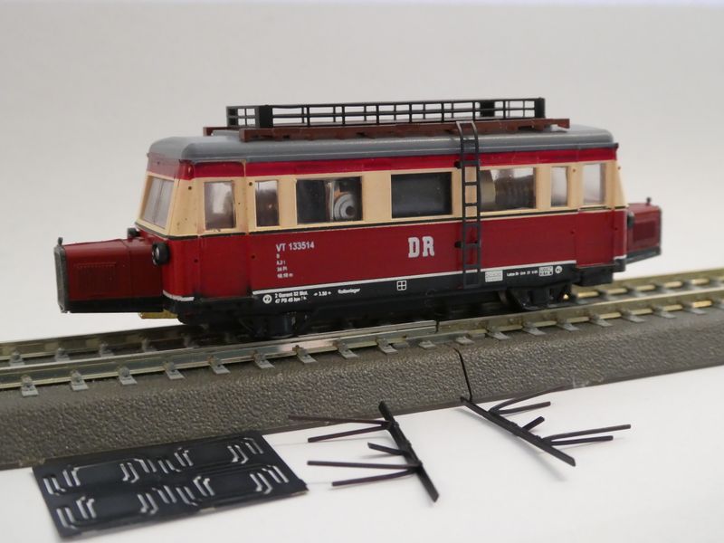 VT 133, DR, Ep. III, Wismarer Schienenbus "Schweineschnäutzchen"