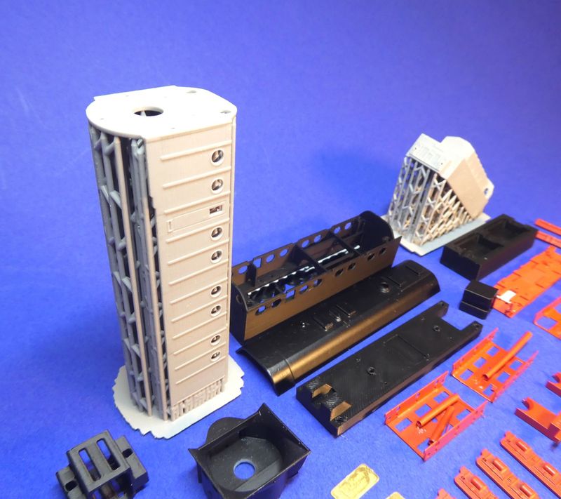 Henschel-Dampfschneeschleuder mit Tender, Komplettbausatz